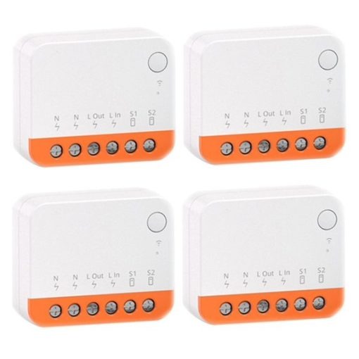 4 Pcs WiFi Mini Smart Switch Modules